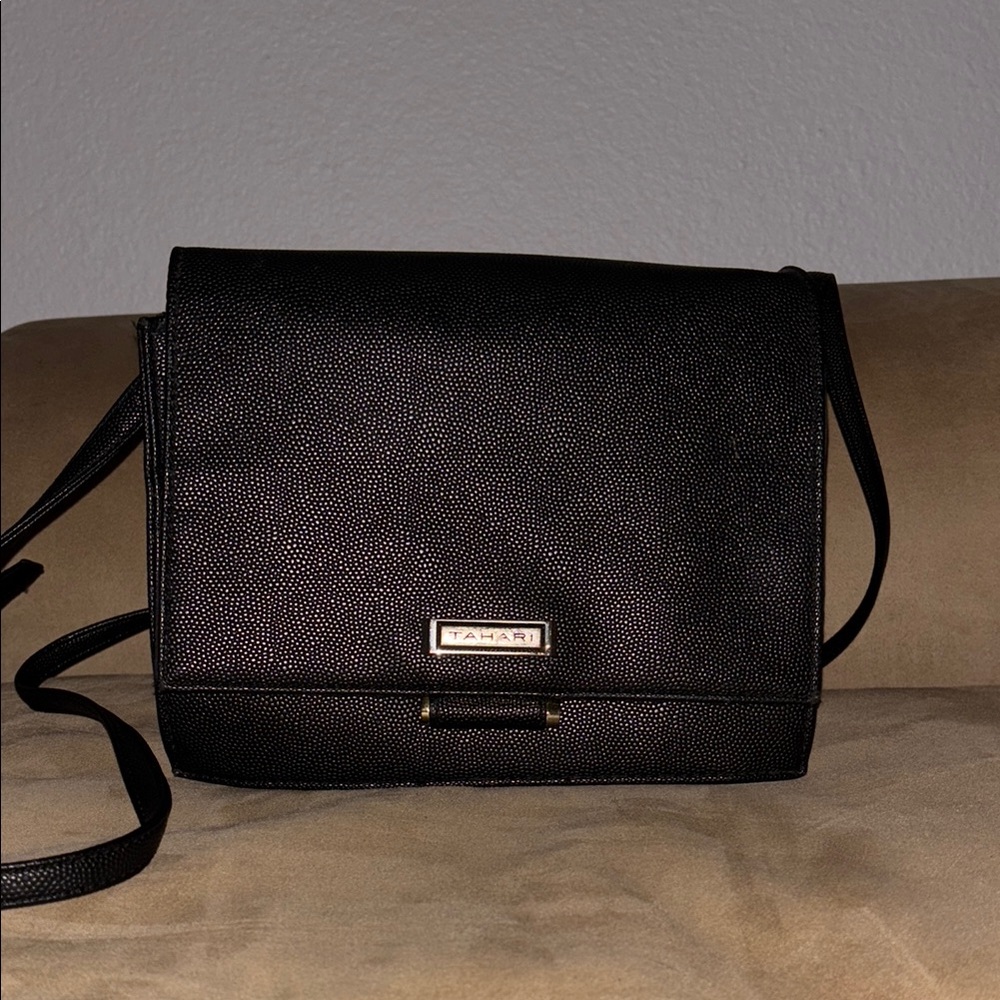 Tahari Black Crossbody Bag